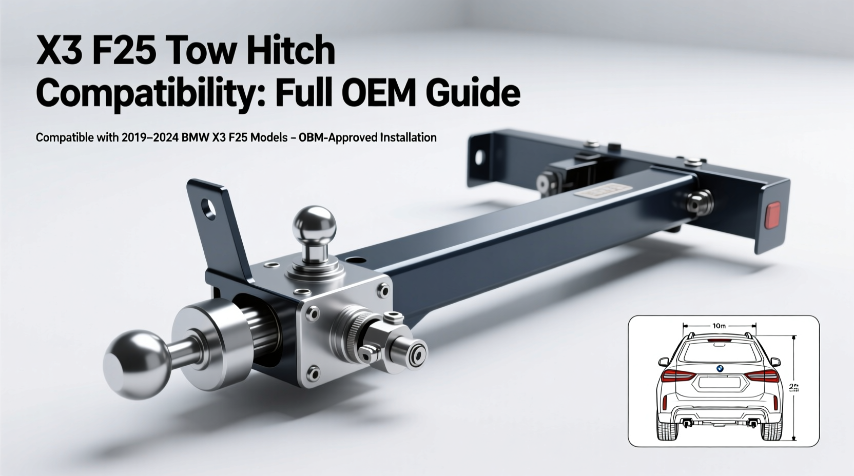 x3 f25 tow hitch compatibility
