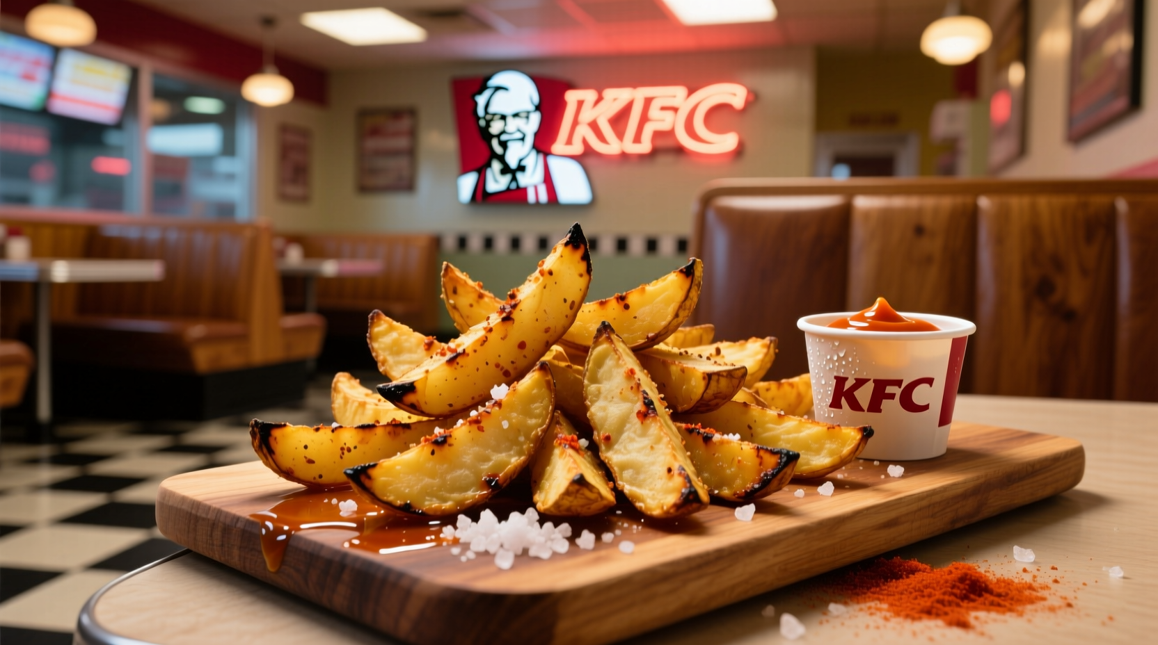 kfc potato wedges