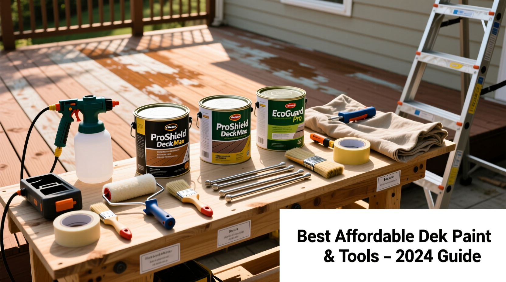affordable options and essential tools for the best paint for a deck