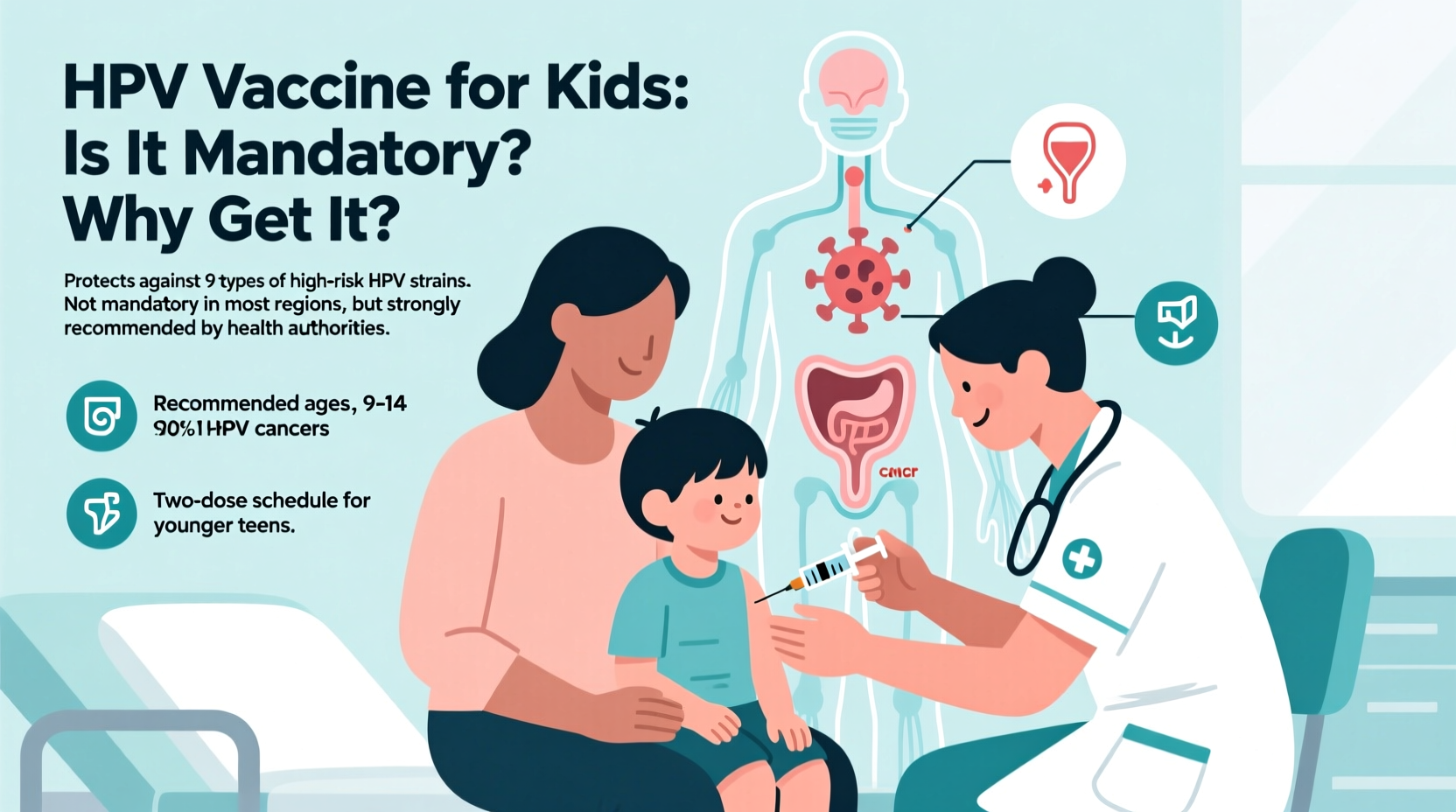 hpv vaccine for kids is it mandatory why get it