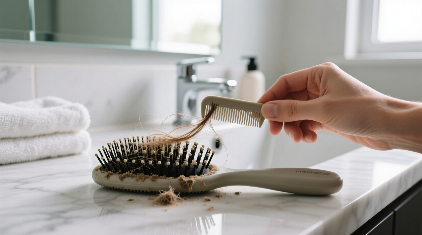 how to clean hairbrush
