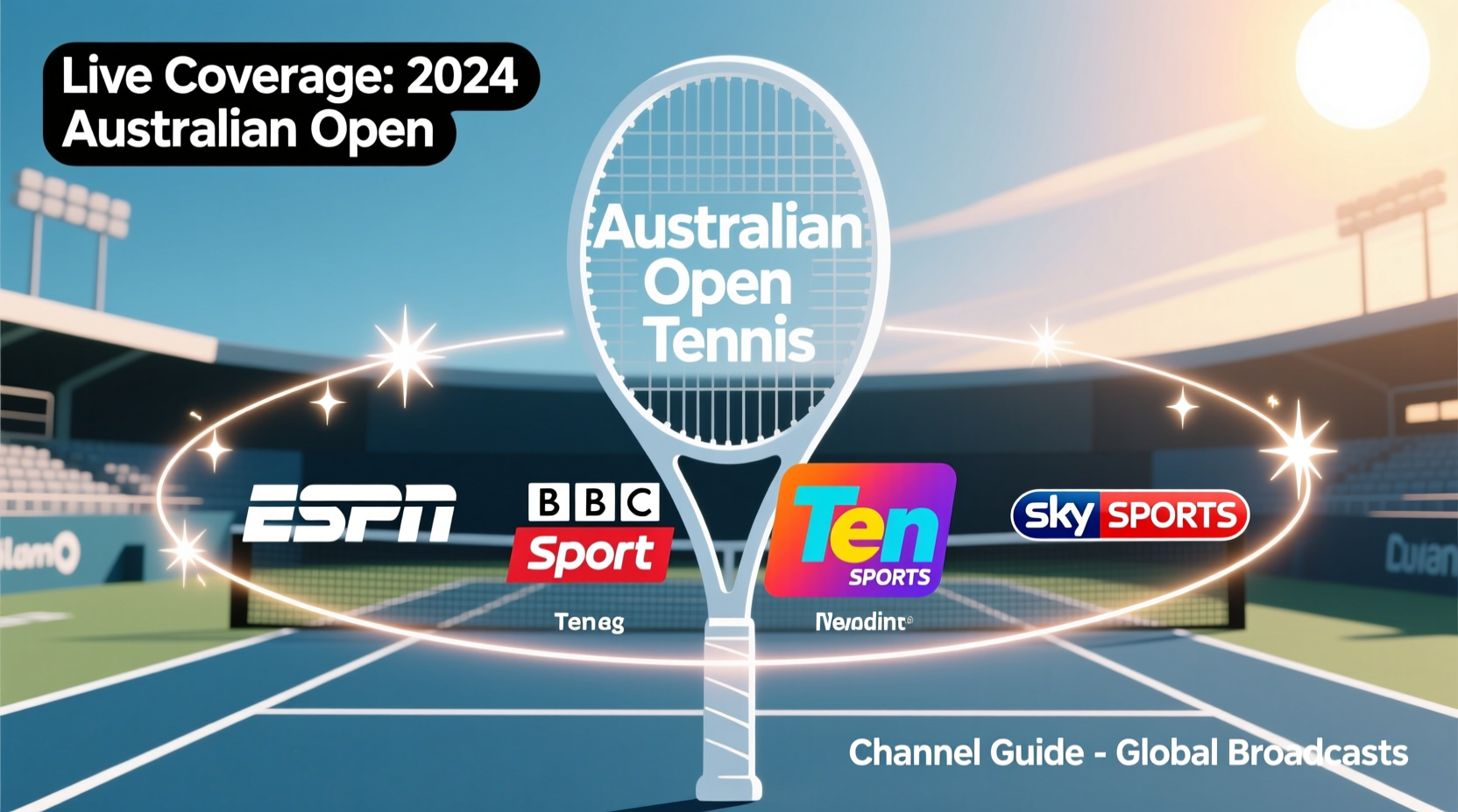 what channel is australian open tennis on