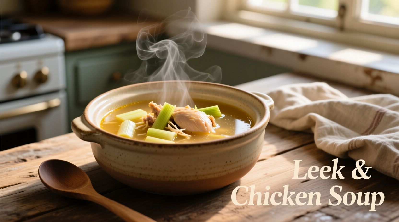 Perfect Leek Soup with Chicken Recipe in 45 Minutes