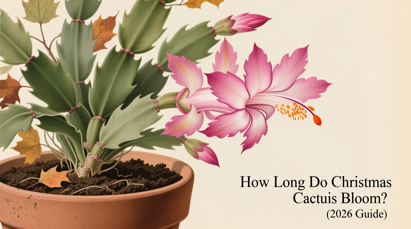 how long do christmas cactus bloom