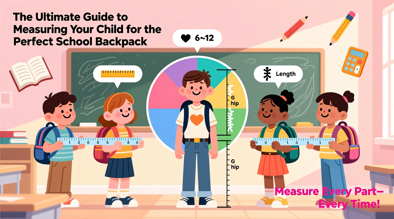 the ultimate guide to accurately measuring your child for the perfect school backpack