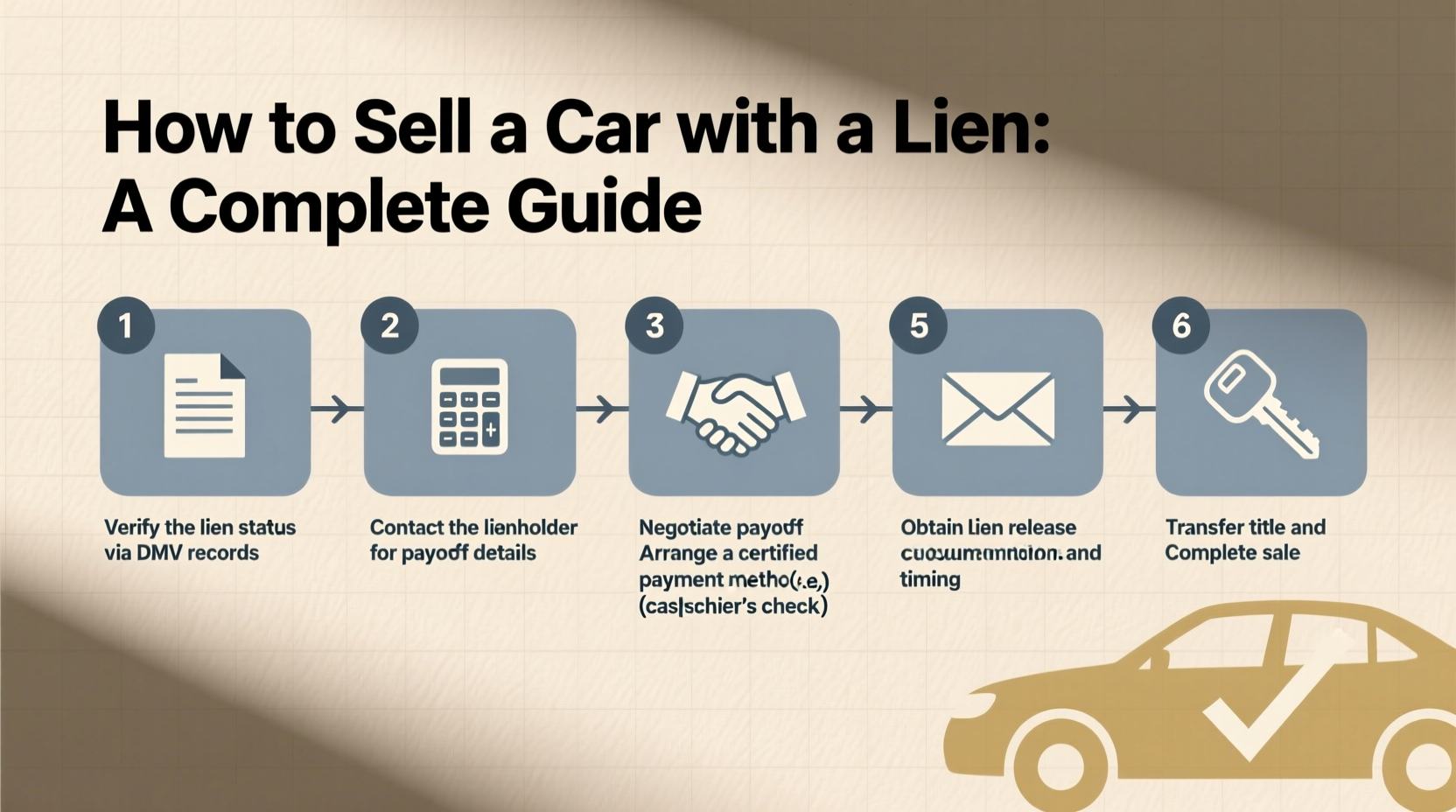 how do i sell a car with a lien