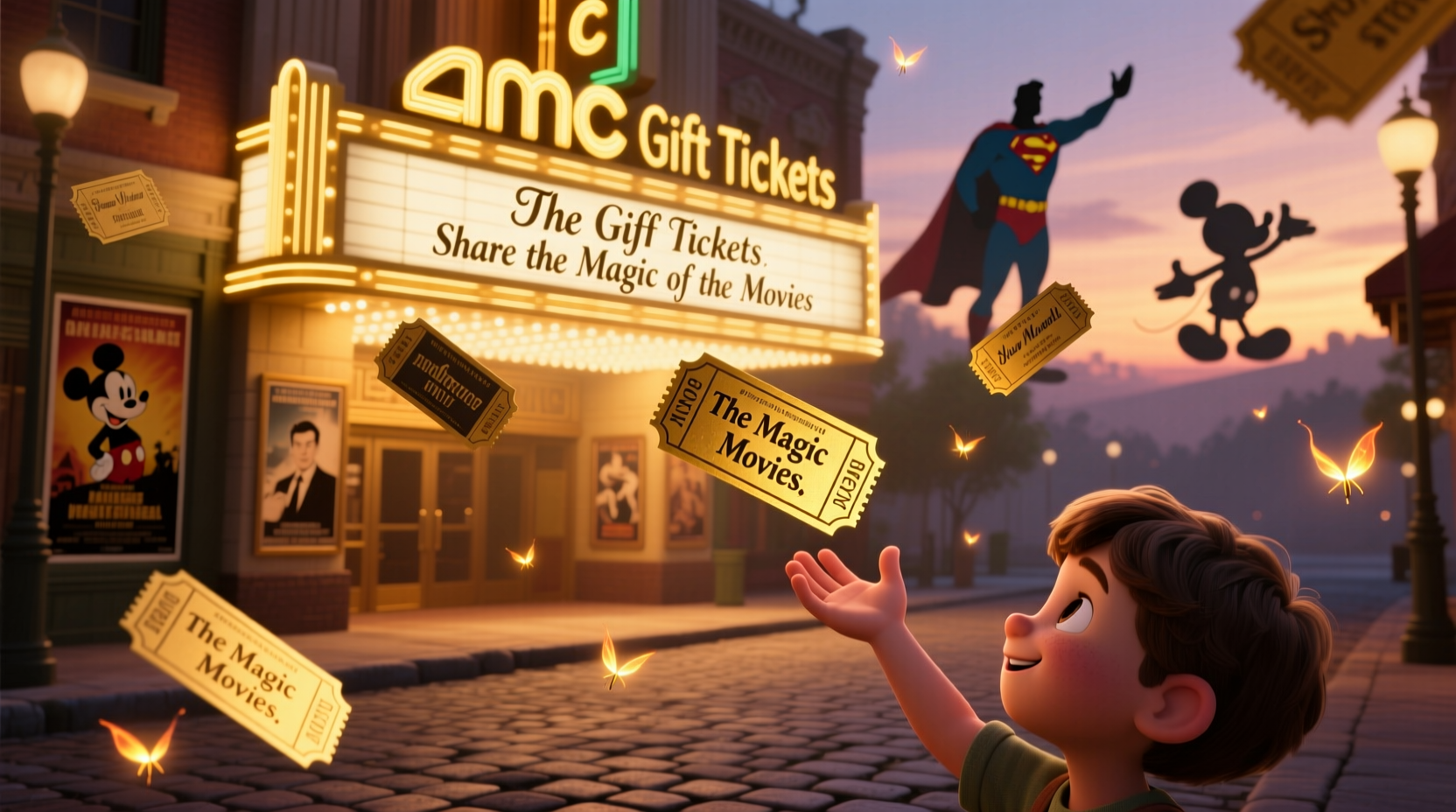 amc gift tickets share the magic of the movies
