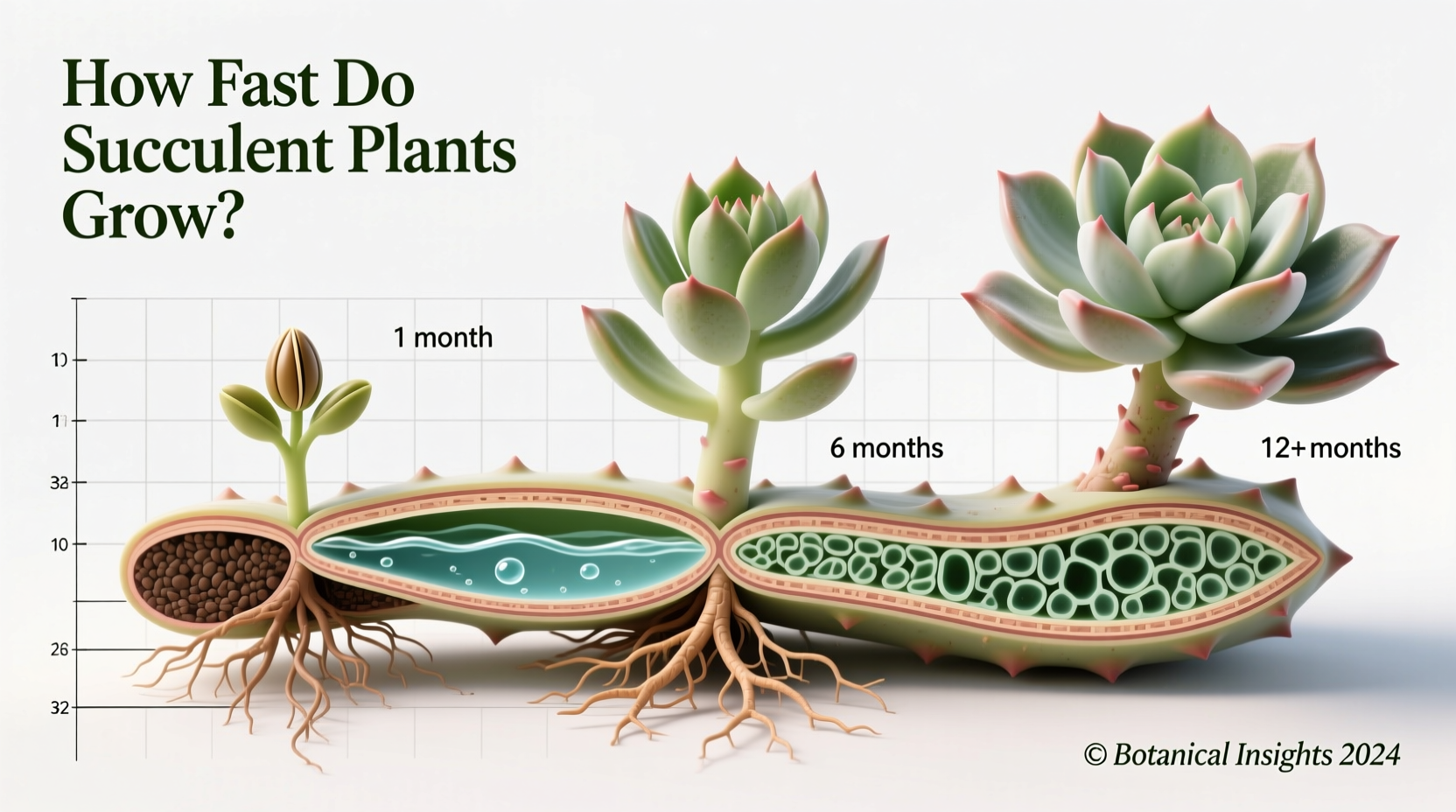 how fast do succulent plants grow