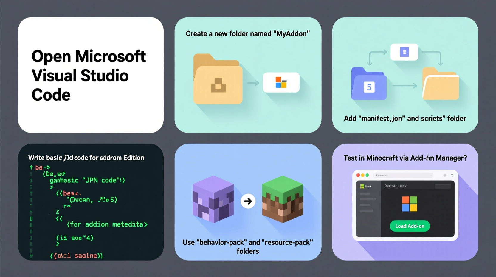 step by step guide to creating custom add ons for minecraft bedrock edition