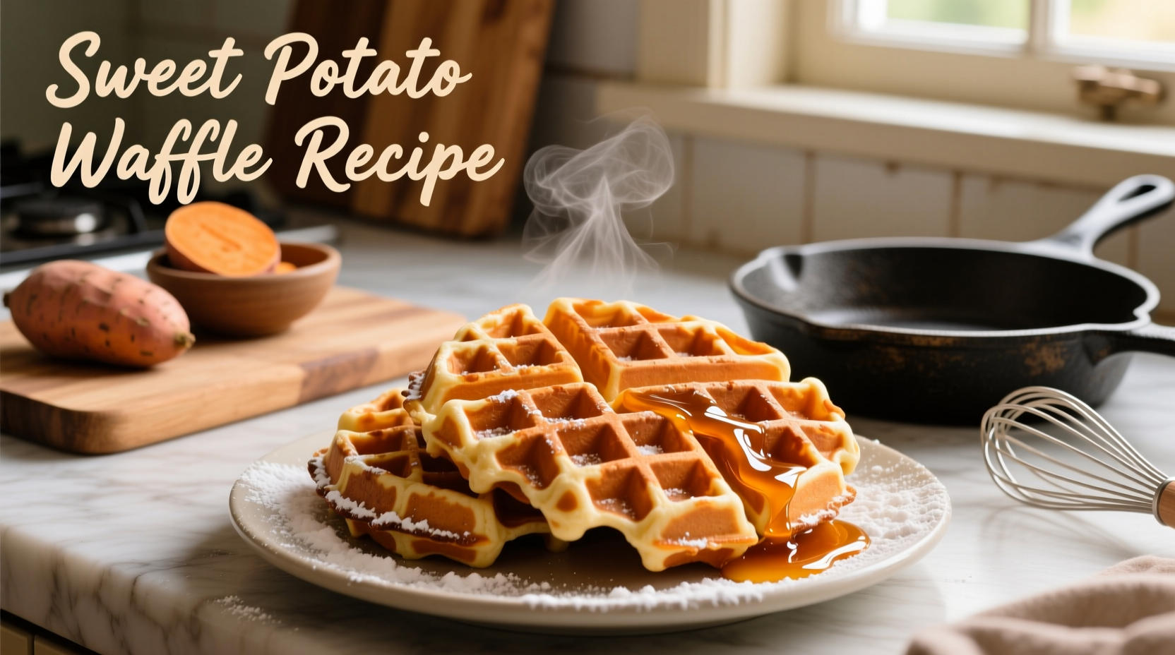 sweet potato waffle recipe