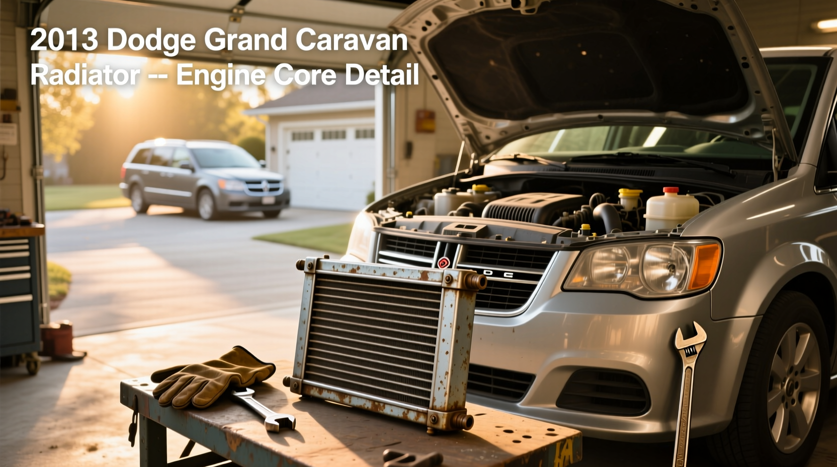 2013 dodge grand caravan radiator guide