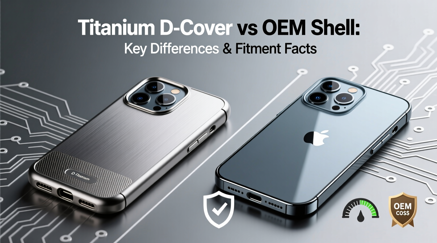 titanium d cover vs oem shell