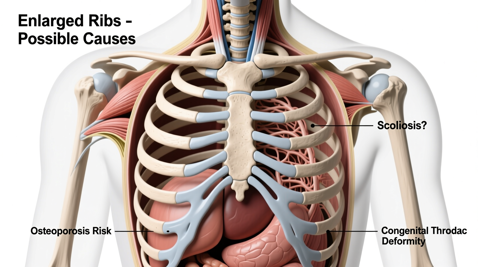 why are my ribs so big causes concerns and what to do