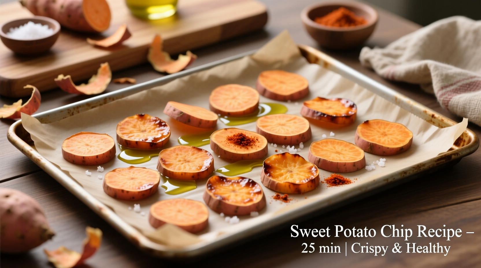 Perfect Sweet Potato Chips Recipe: Crispy & Healthy