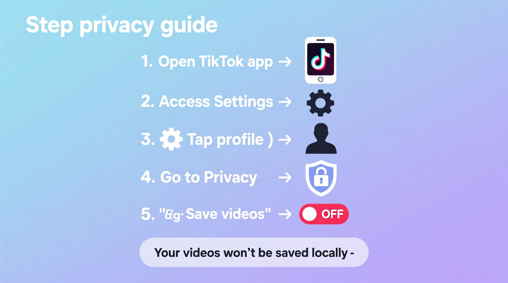 how to disable video saving on tiktok a step by step privacy guide