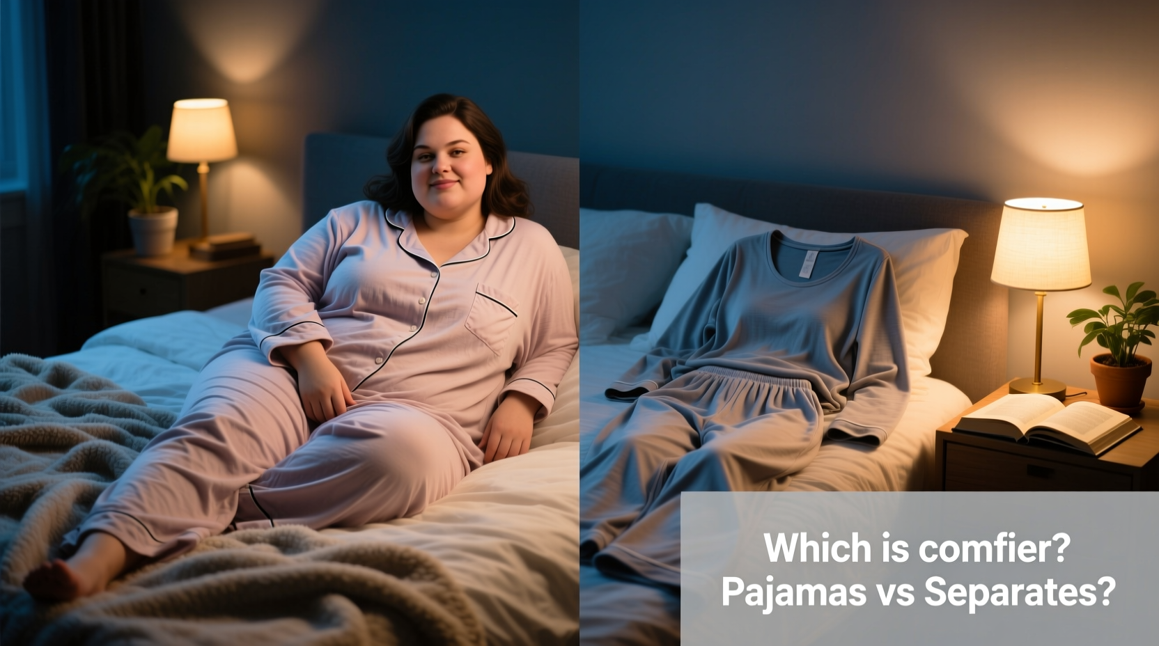 plus size pajamas vs separates which is comfier for sleeping