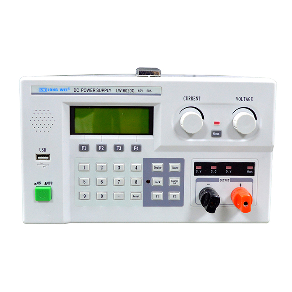 LW-6020C 60V 20A Hihg Power Pogrammable DC Power Source Digital Adjustable Cellphone Repairing Power