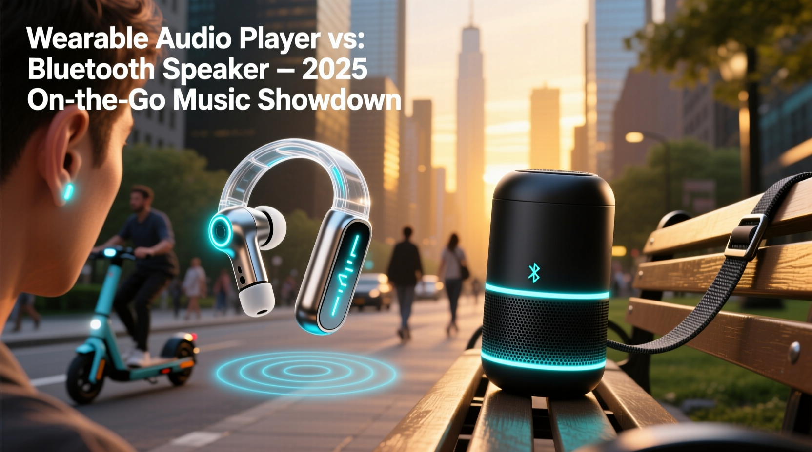 wearable audio player vs bluetooth speaker which one is better for on the go music in 2025