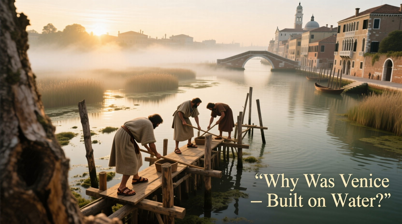 why was venice built on water exploring the citys origins