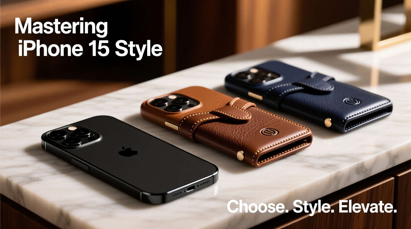 mastering iphone 15 style a guide to choosing and styling high end leather cases