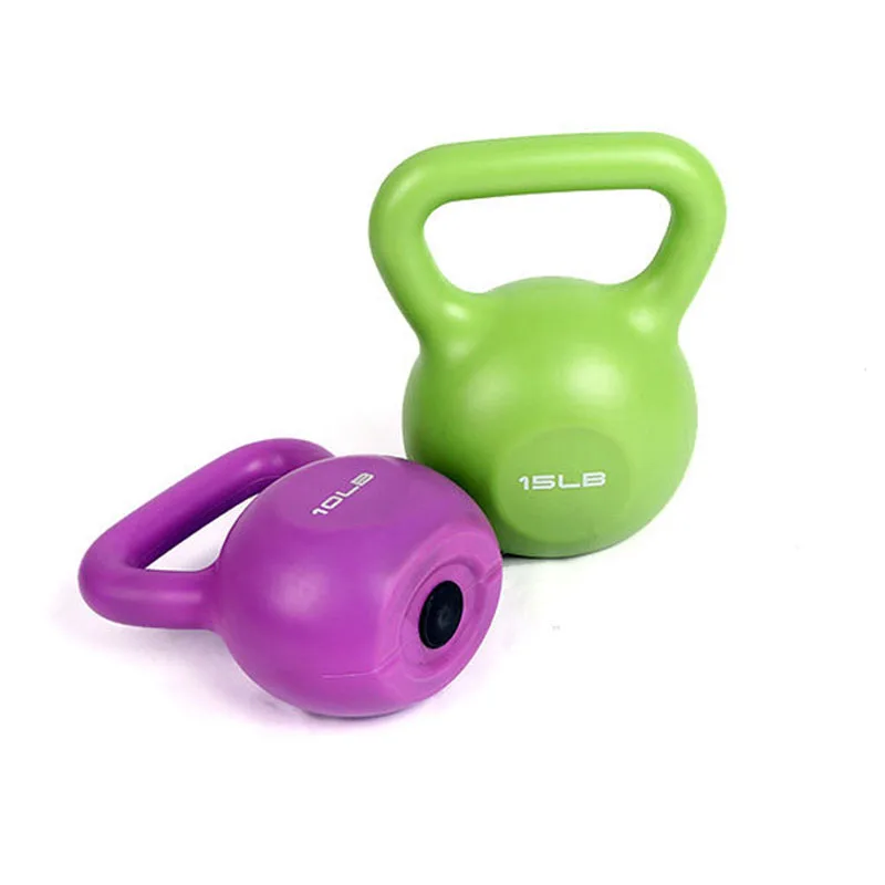 wholesale fitness gym colorful steel competition kettlebell