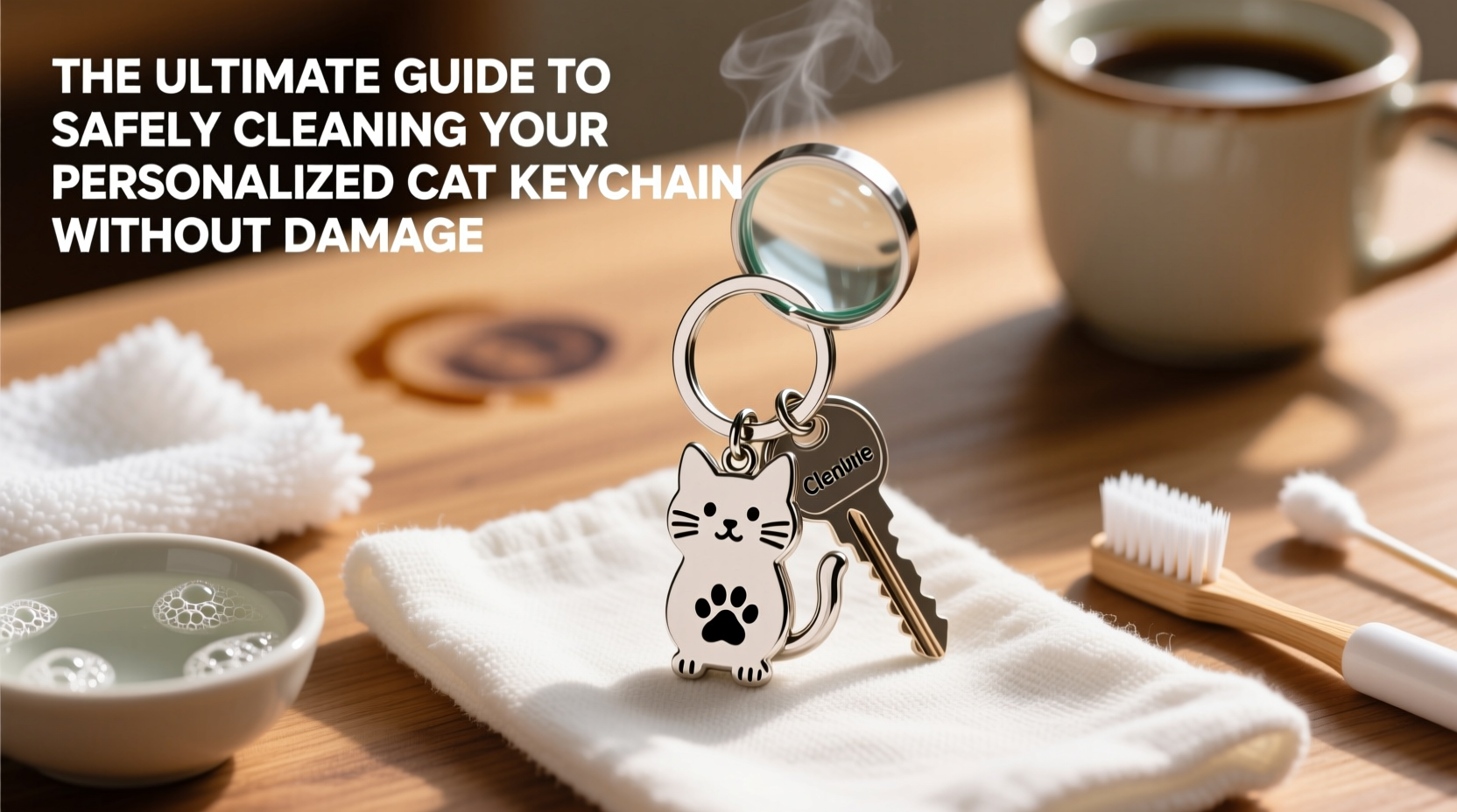 the ultimate guide to safely cleaning your personalized cat keychain without damage