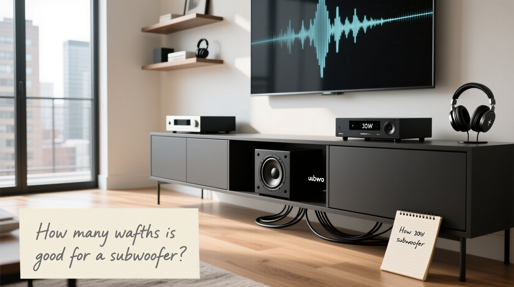 12v 30w subwoofer right wattage for small spaces 