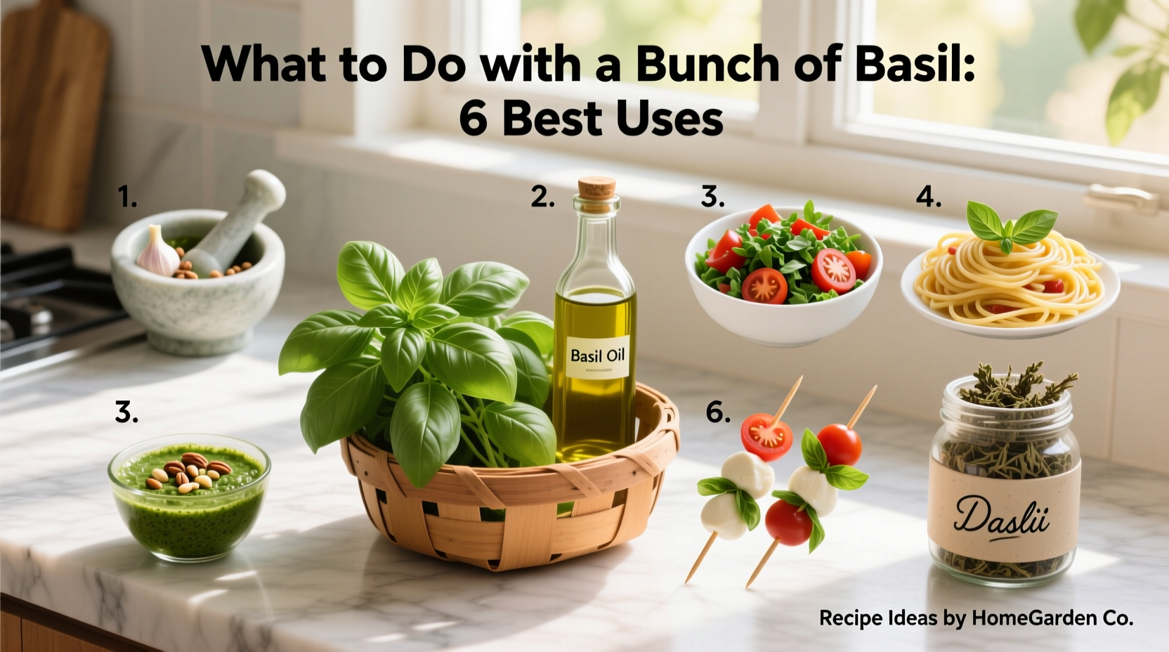 What to Do with a Bunch of Basil: 6 Best Uses