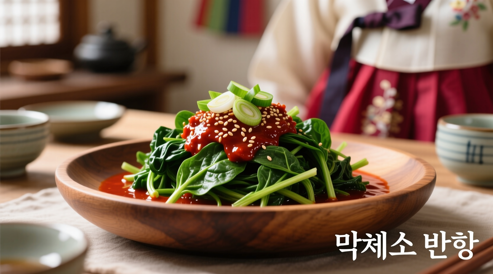 korean spinach banchan