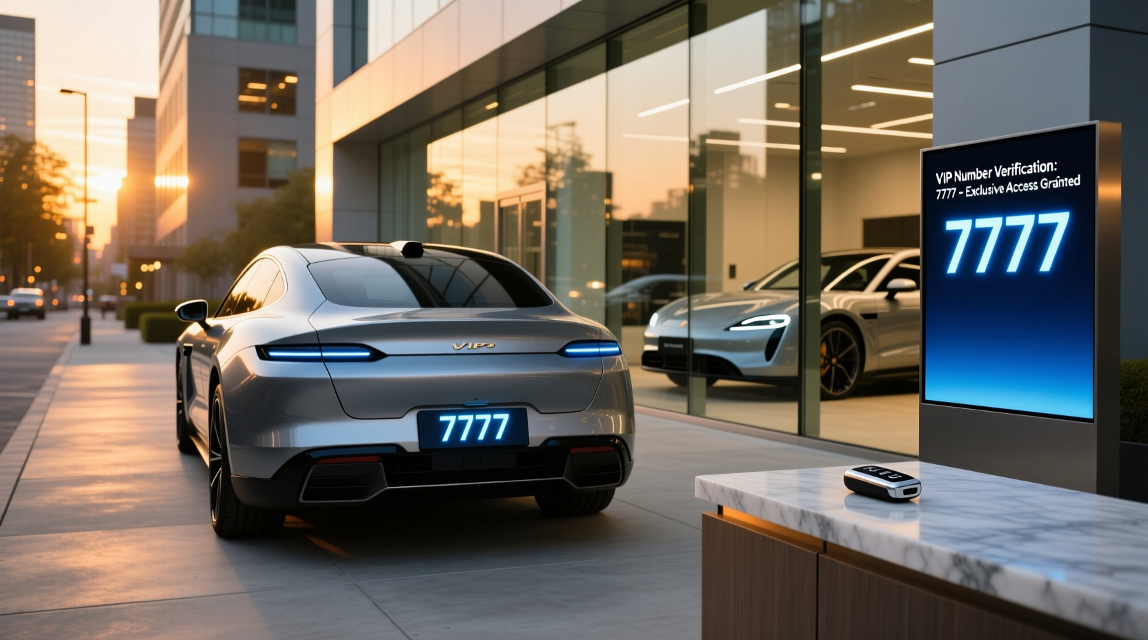 lcd number plates,Is 7777 a VIP number? buying guide