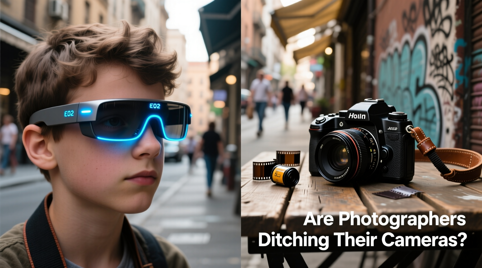e02 smart glasses vs camera are photographers really ditching their cameras