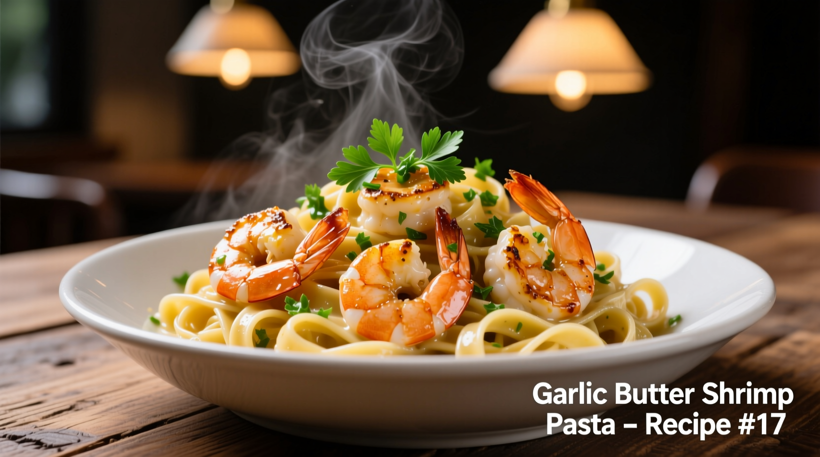 Perfect Pasta with Garlic Butter Shrimp Recipe in 25 Minutes