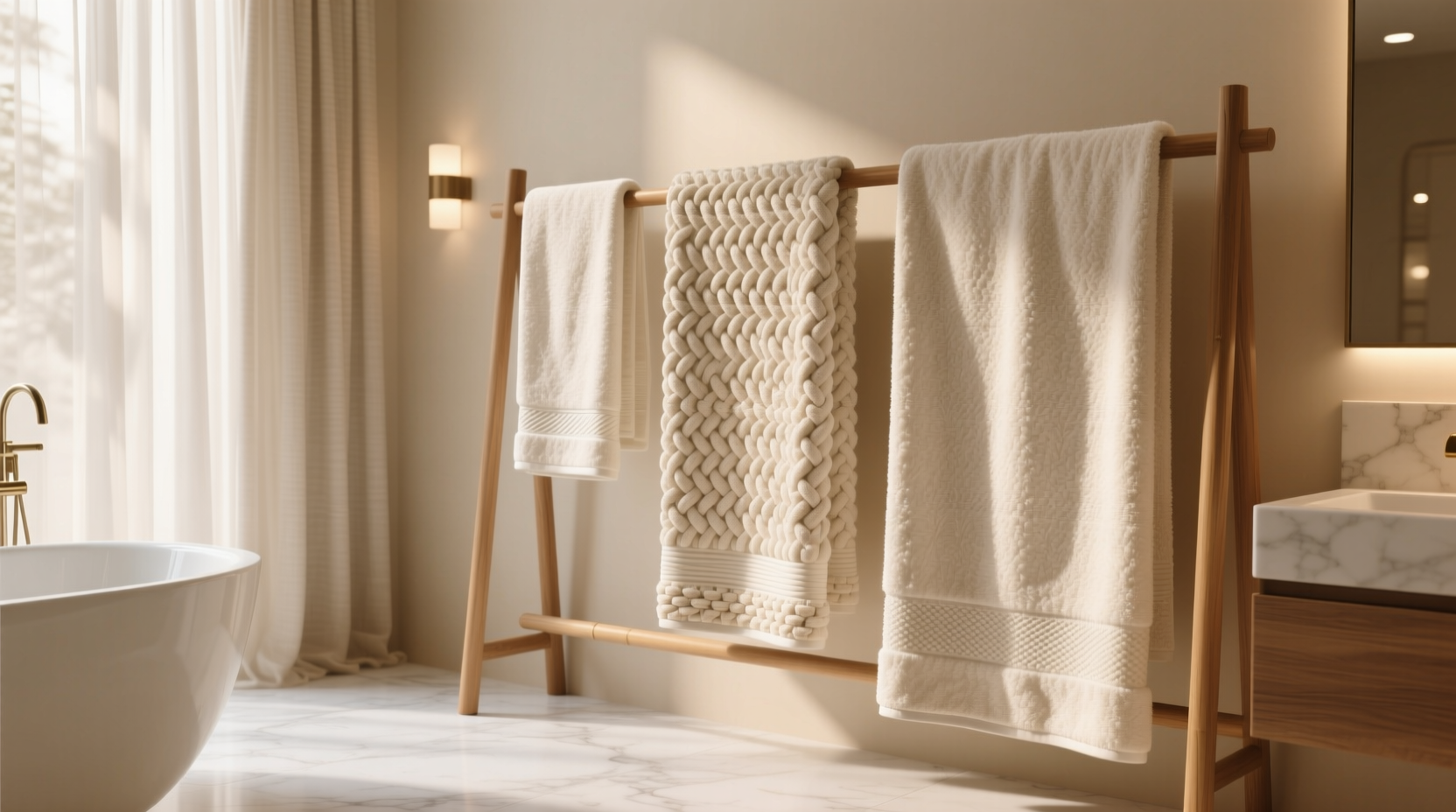 pick best bath towels material size weave