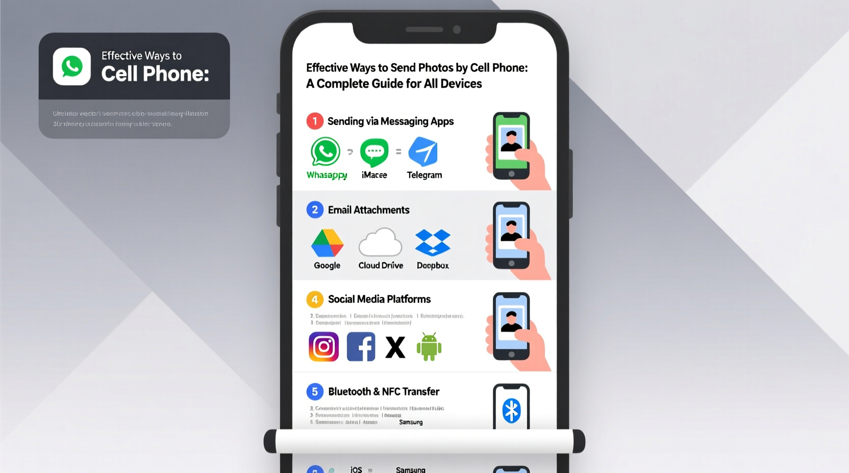 effective ways to send photos by cell phone a complete guide for all devices