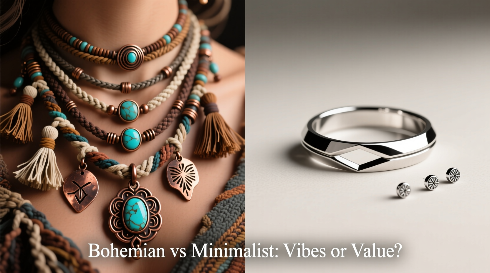bohemian vs minimalist jewelry are the vibes really that different or is it just clever marketing