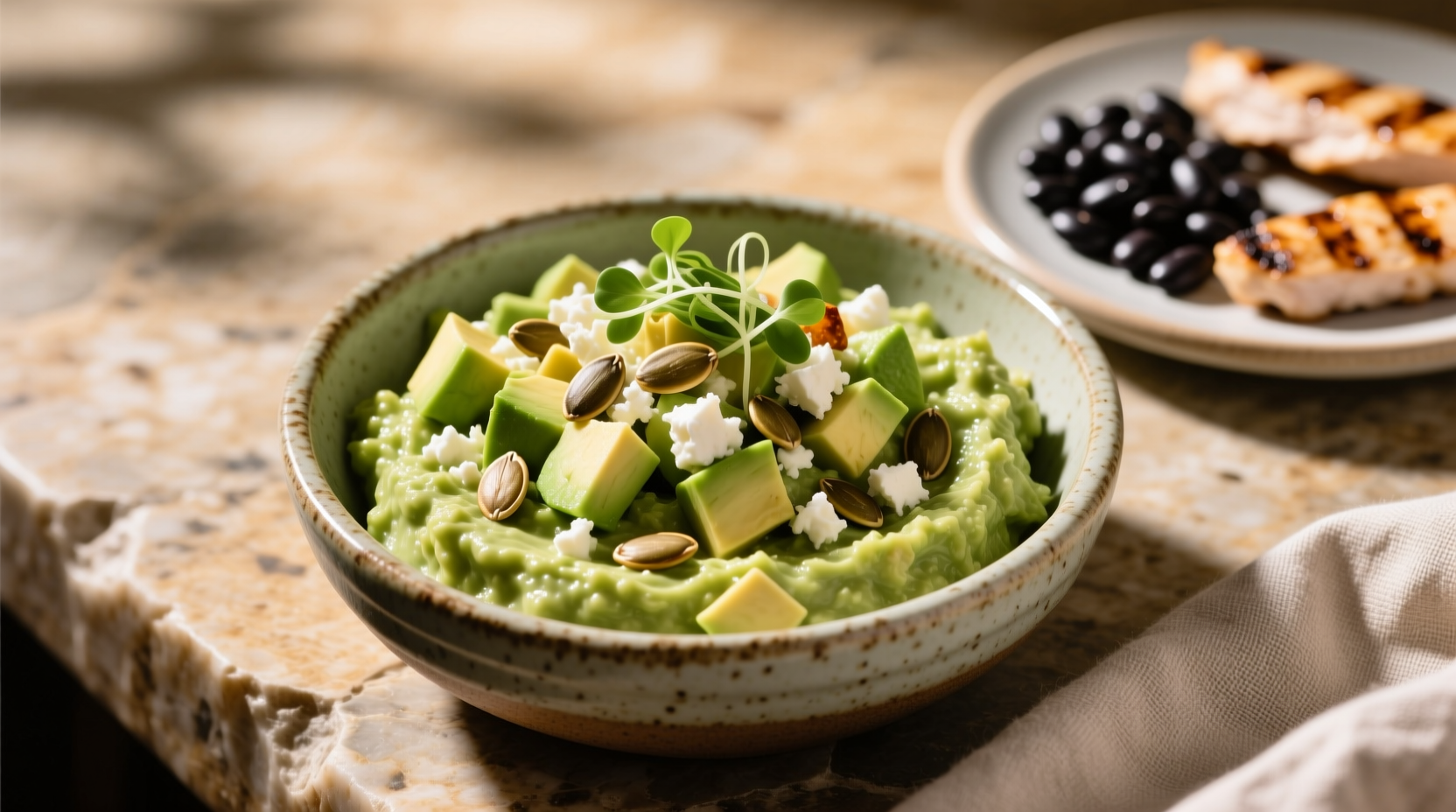 higher protein guacamole