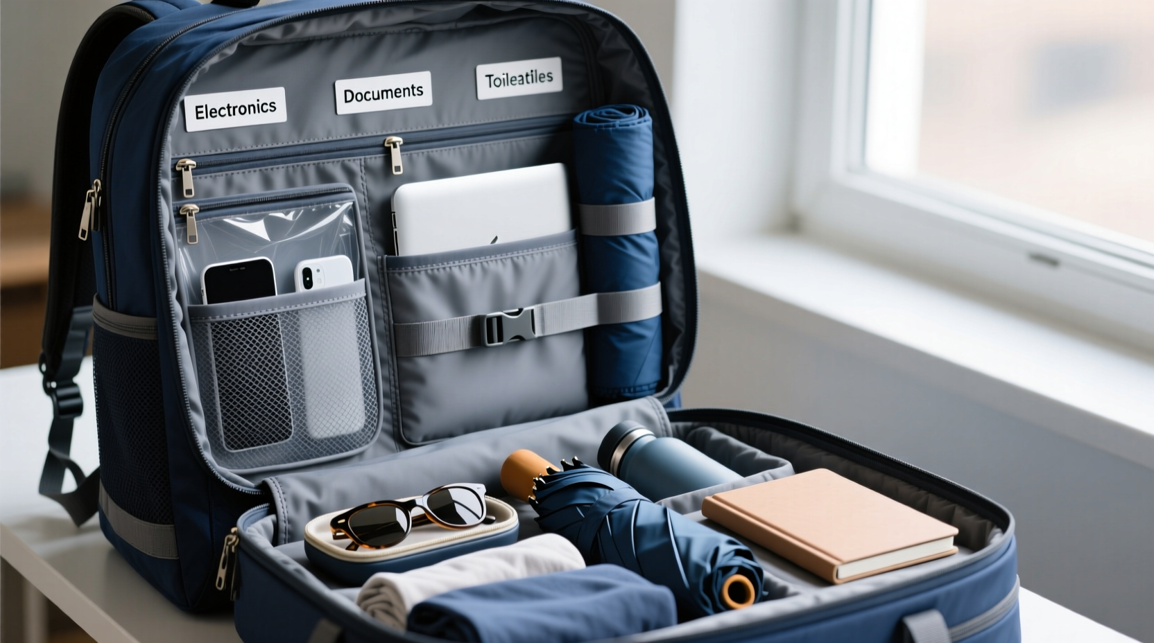 smart strategies to maximize space and keep essentials organized in a large capacity bag