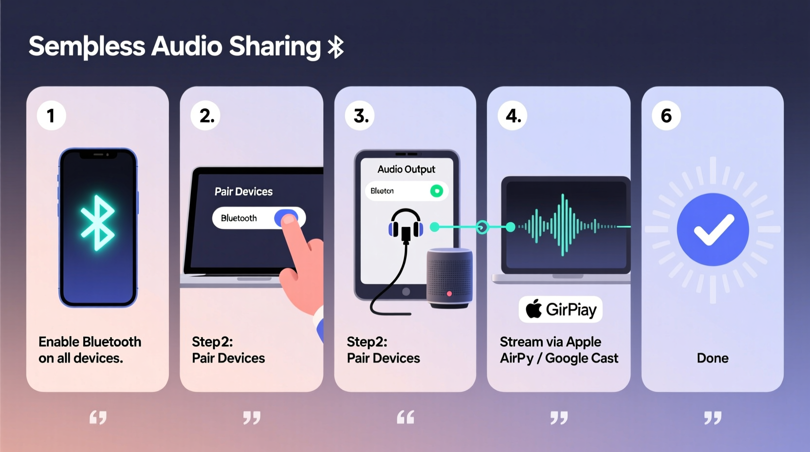 how to share audio seamlessly across devices a step by step guide