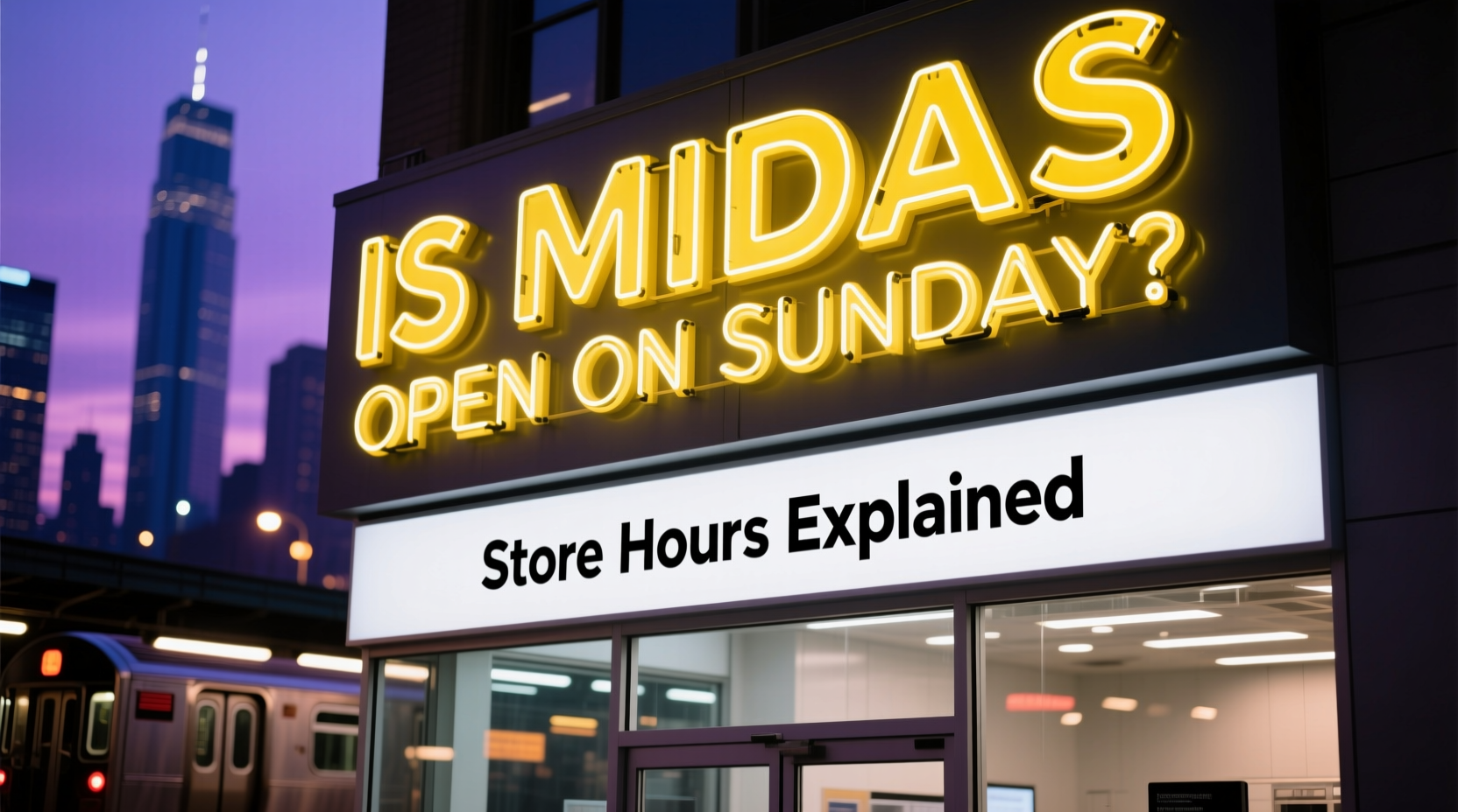 is midas open on sunday