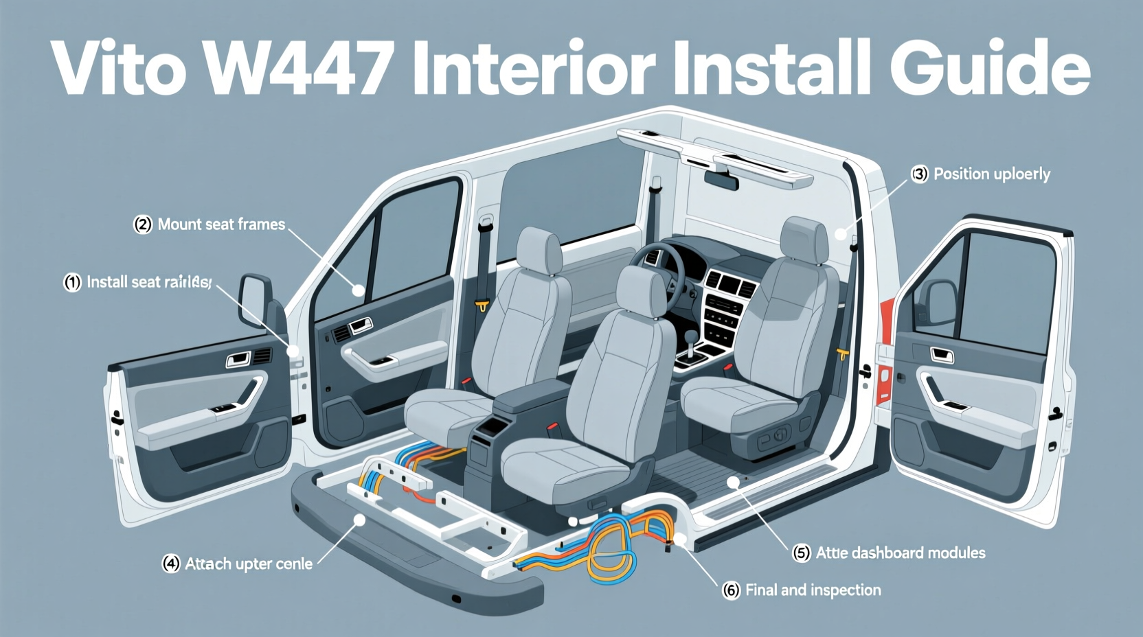 vito w447 interior install guide