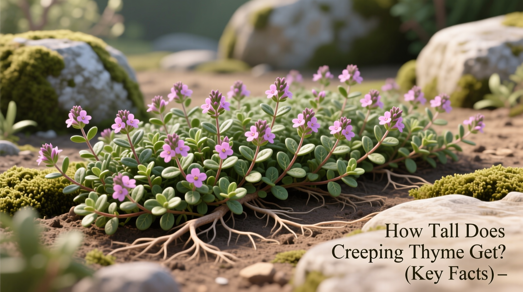 how tall does creeping thyme get