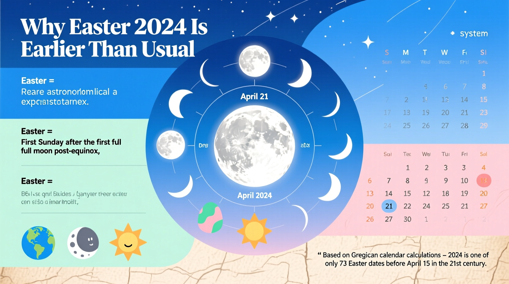 why is easter 2024 so early