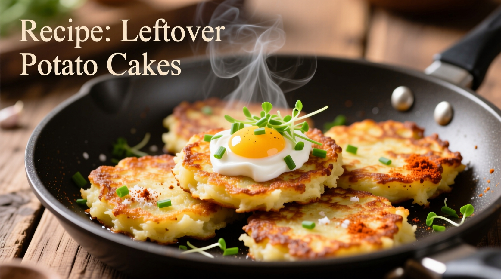 Leftover Mashed Potato Cakes Recipe - 4 Ingredients