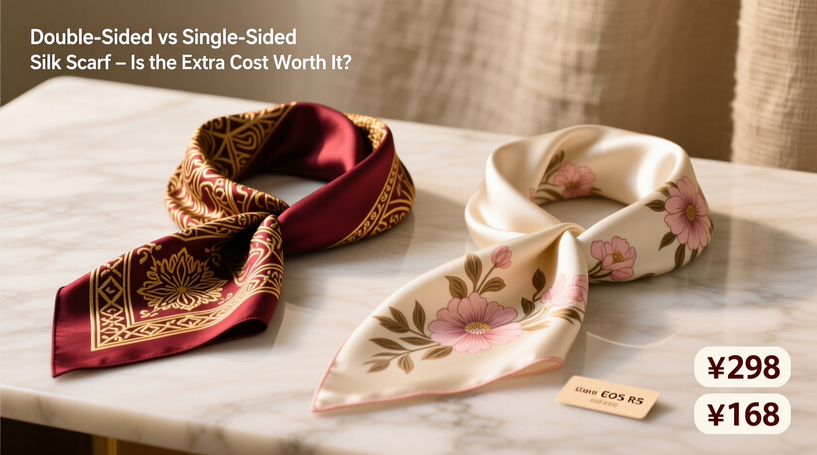 double sided vs single sided silk scarf is the extra cost really worth it