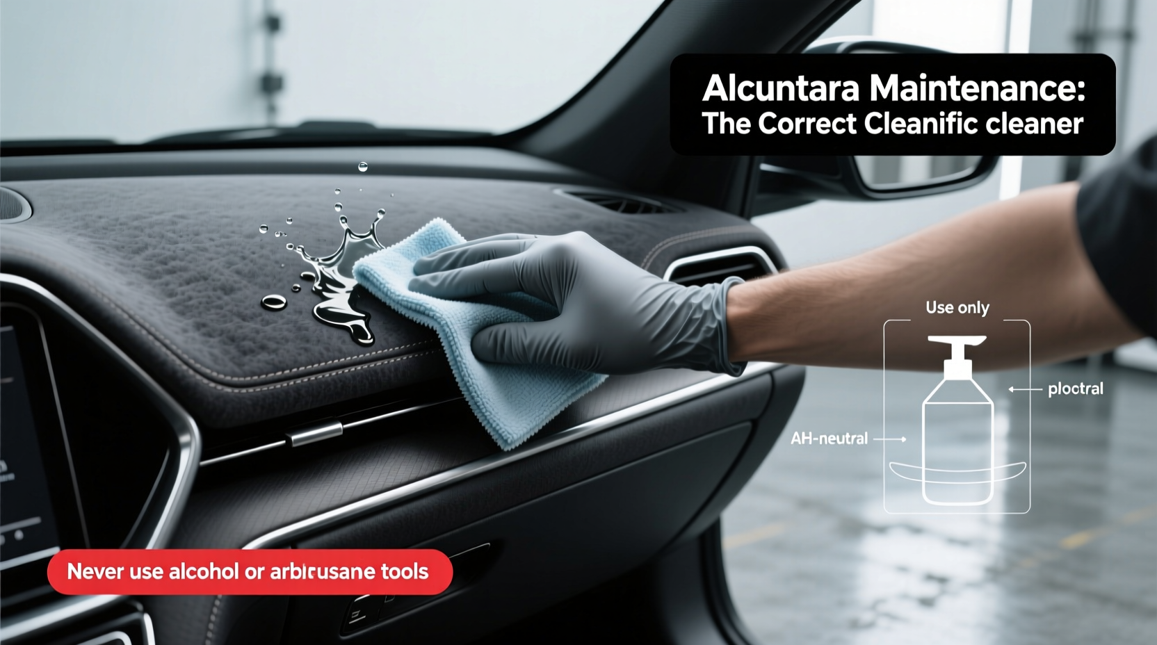 Alcantara Maintenance: The Correct Cleaning Protocol