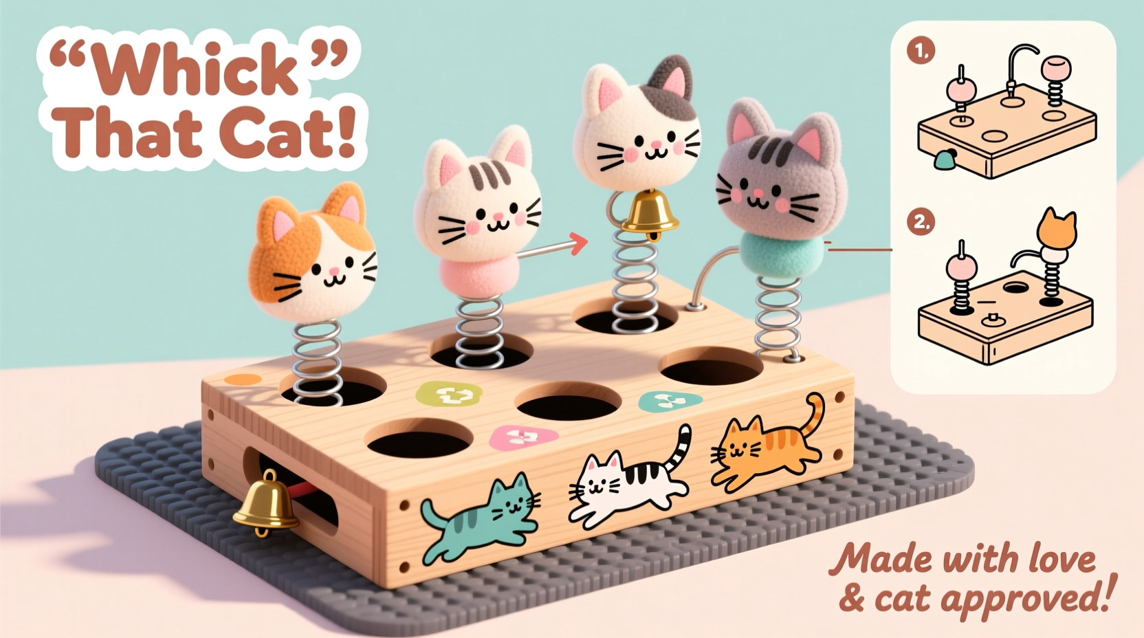 creative guide how to build a fun and durable whack a mole cat toy yourself