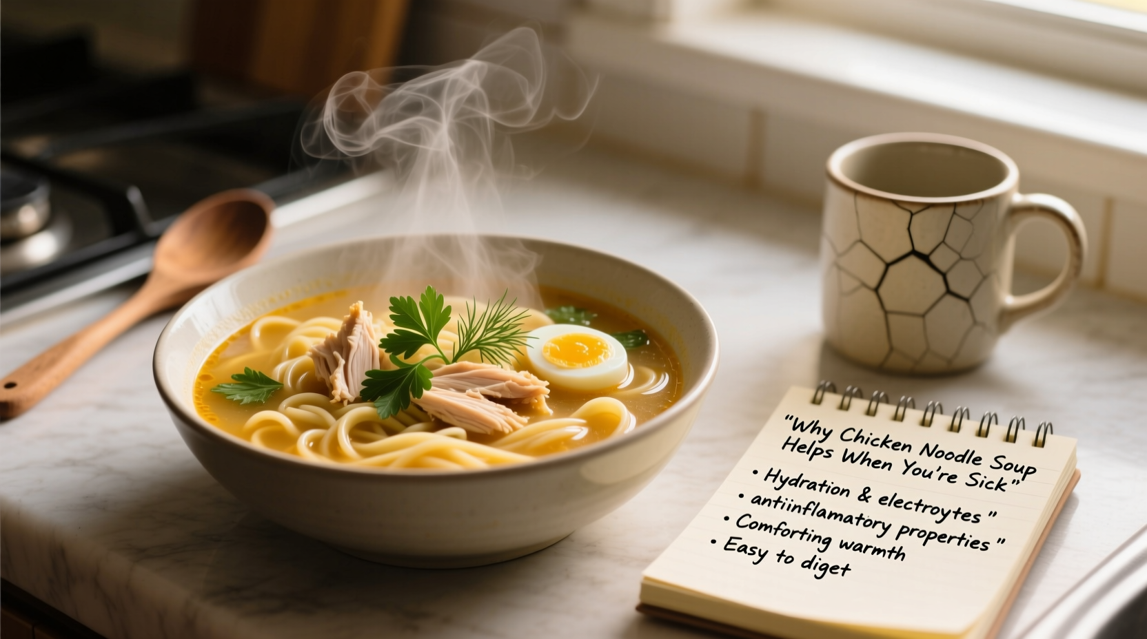 chicken noodle soup for a cold why it helps what to know