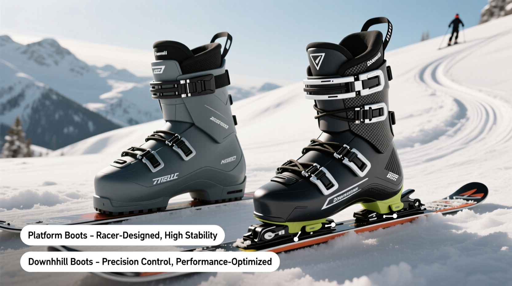 platform vs downhill ski boots are platform boots only for racers or can beginners use them