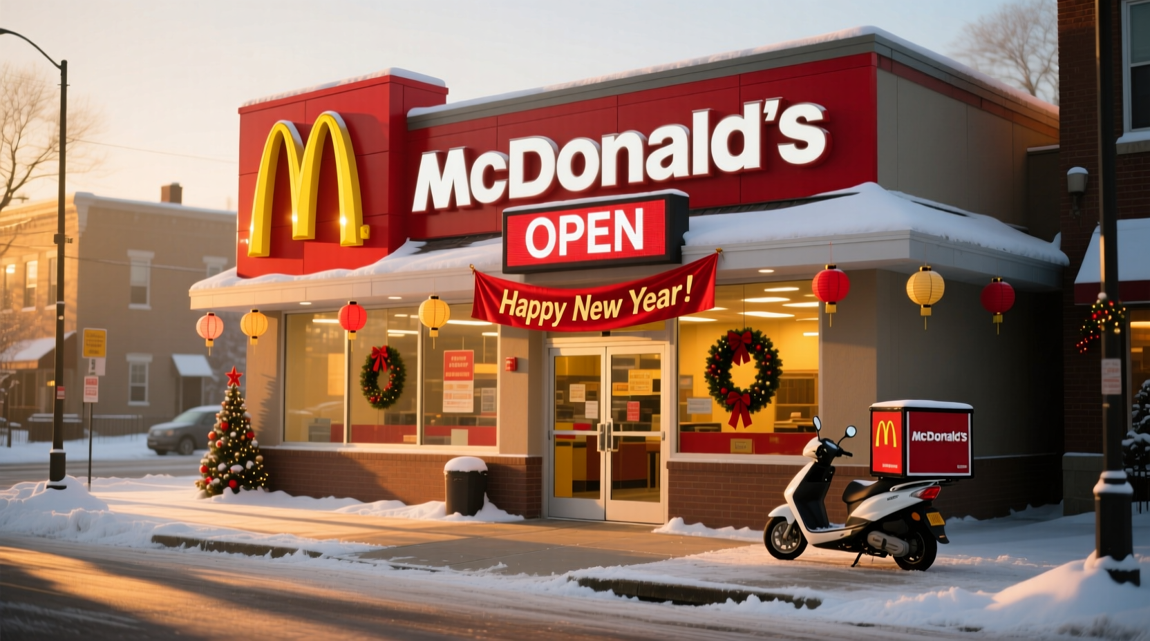 is mcdonalds open on new year