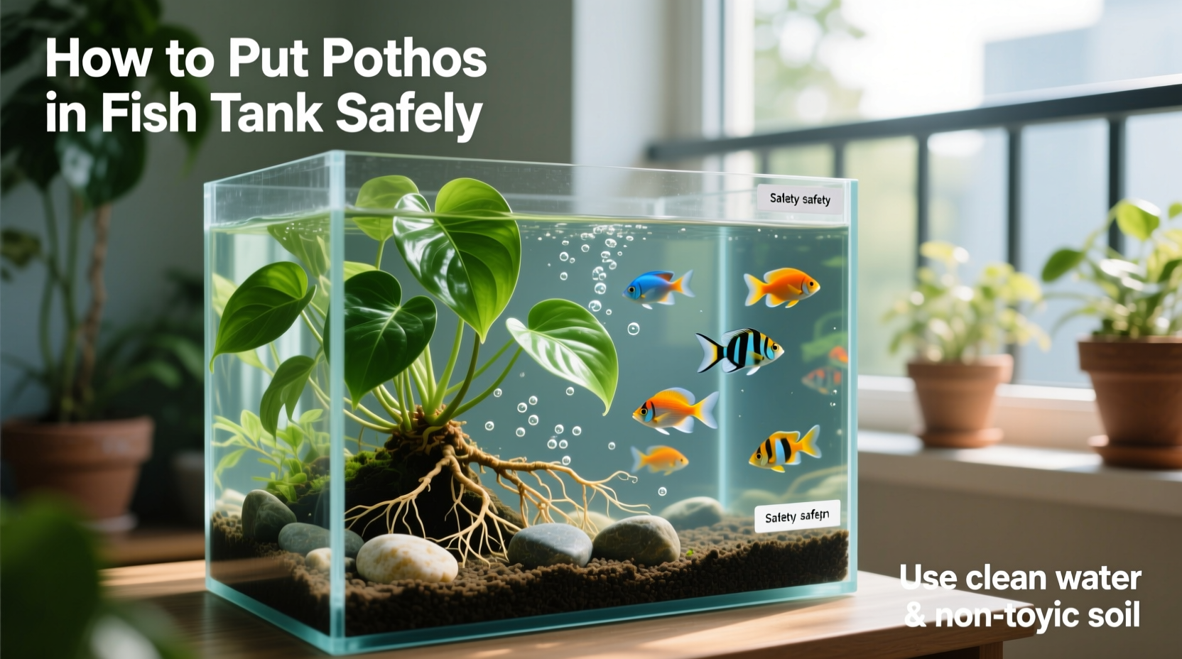 How to Put Pothos in Fish Tank Safely